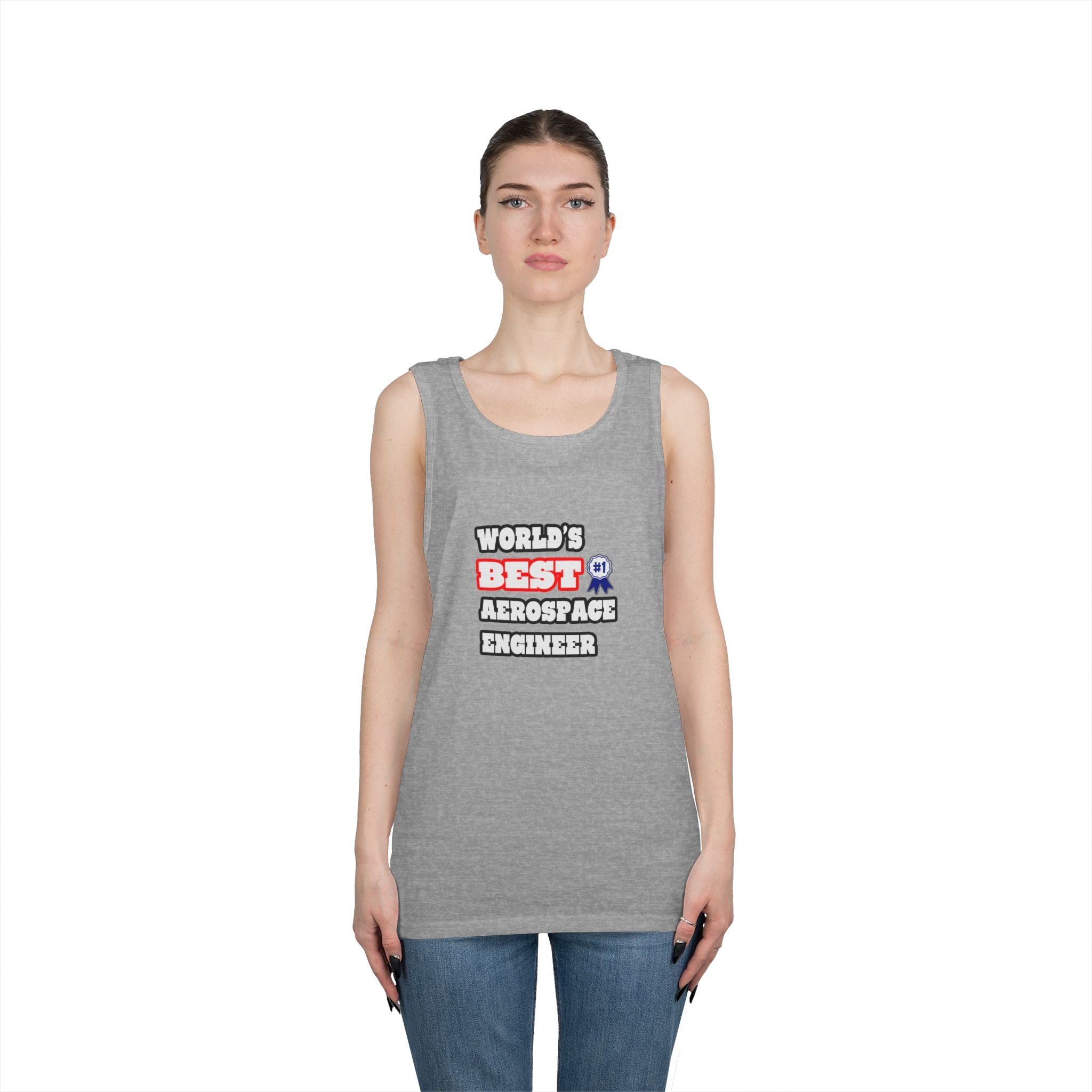 World's Best Aerospace Engineer - Unisex Heavy Cotton Tank Top