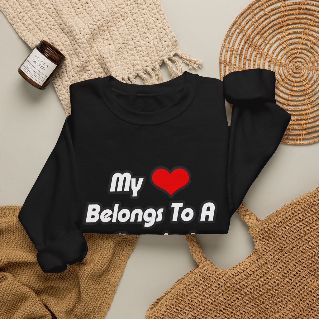 My Heart Belongs To A Chemical Engineer - Unisex Heavy Blend™ Crewneck Sweatshirt