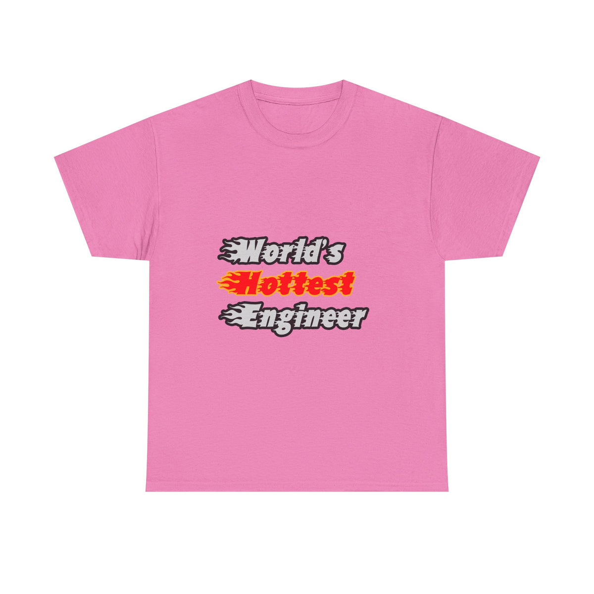 World's Hottest Engineer - Unisex Heavy Cotton Tee