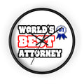 World's Best Attorney - Wall Clock