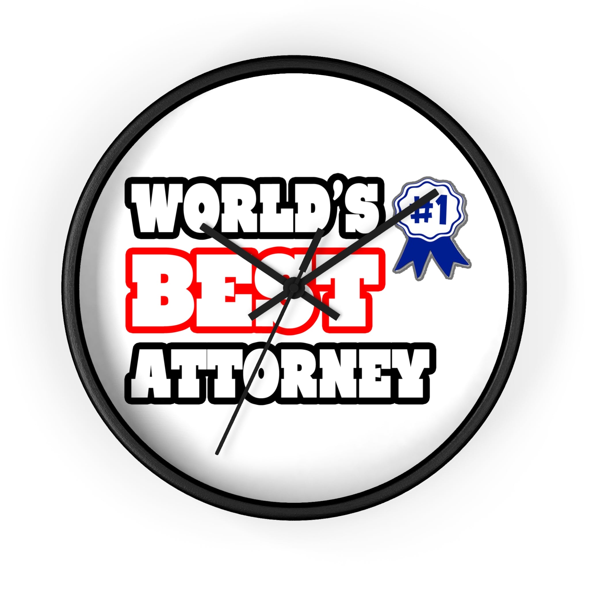 World's Best Attorney - Wall Clock