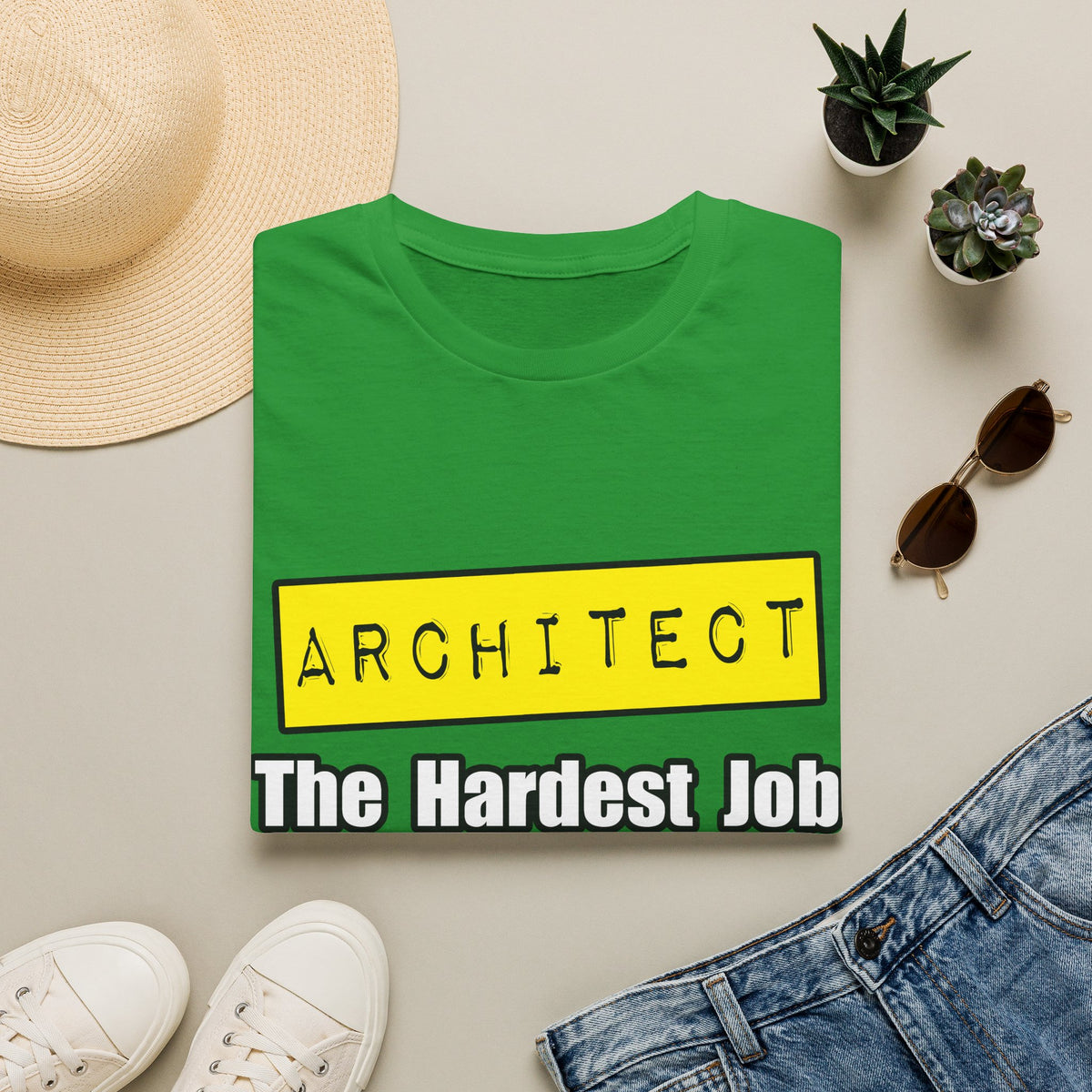 Architect...Hardest Job You'll Ever Love - Unisex Softstyle T-Shirt