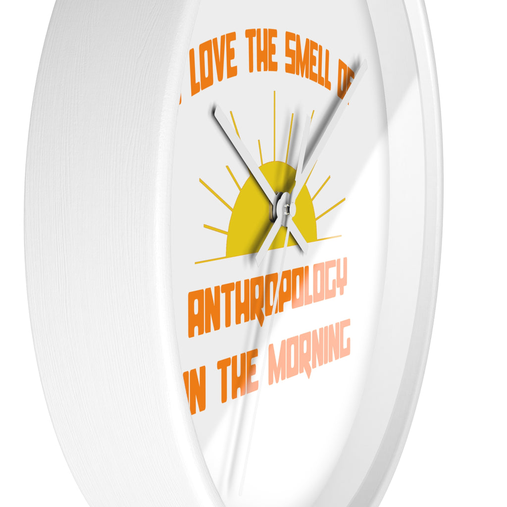 Smell of Anthropology in the Morning - Wall Clock