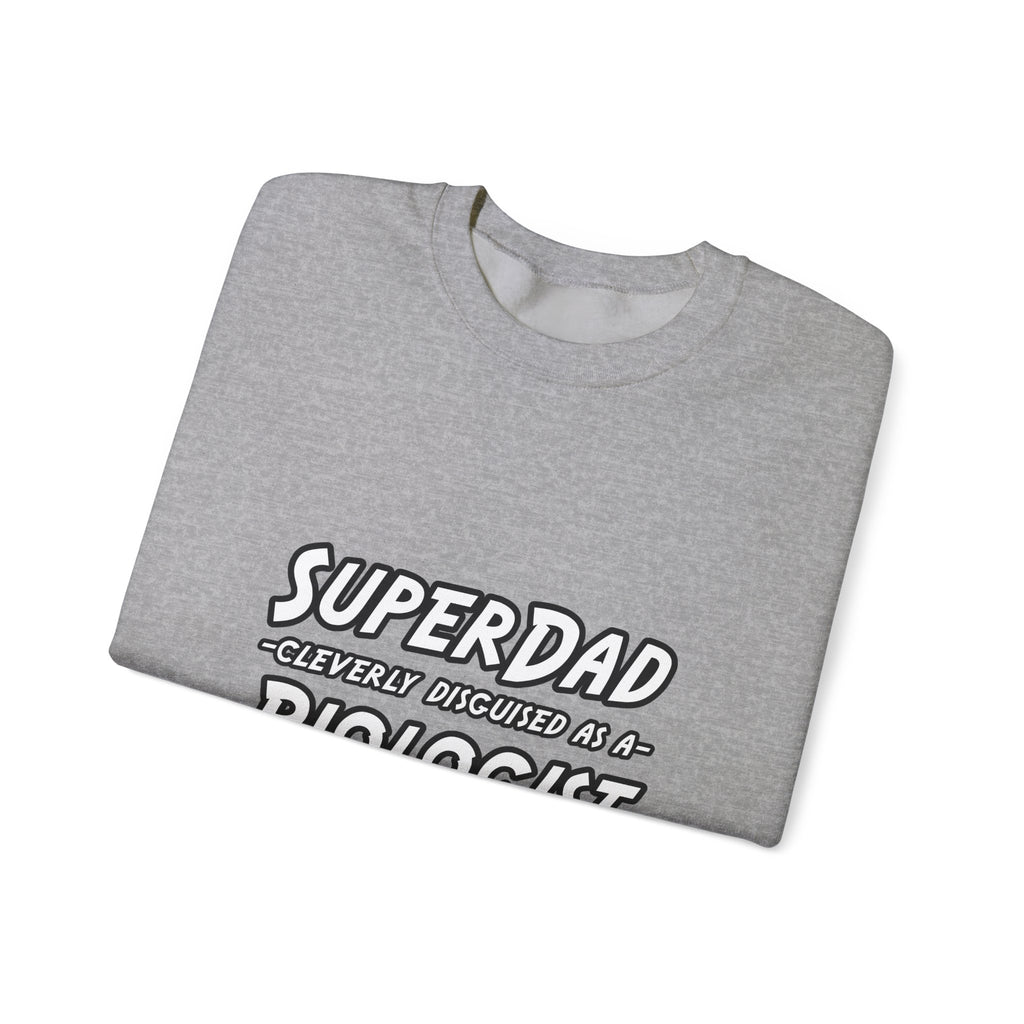 SuperDad Biologist - Unisex Heavy Blend™ Crewneck Sweatshirt