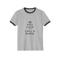 Keep Calm and Call a Nurse - Unisex Cotton Ringer T-Shirt
