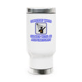 Conserve Water .. Shower With a Acupuncturist - Stainless Steel Travel Mug with Handle, 14oz