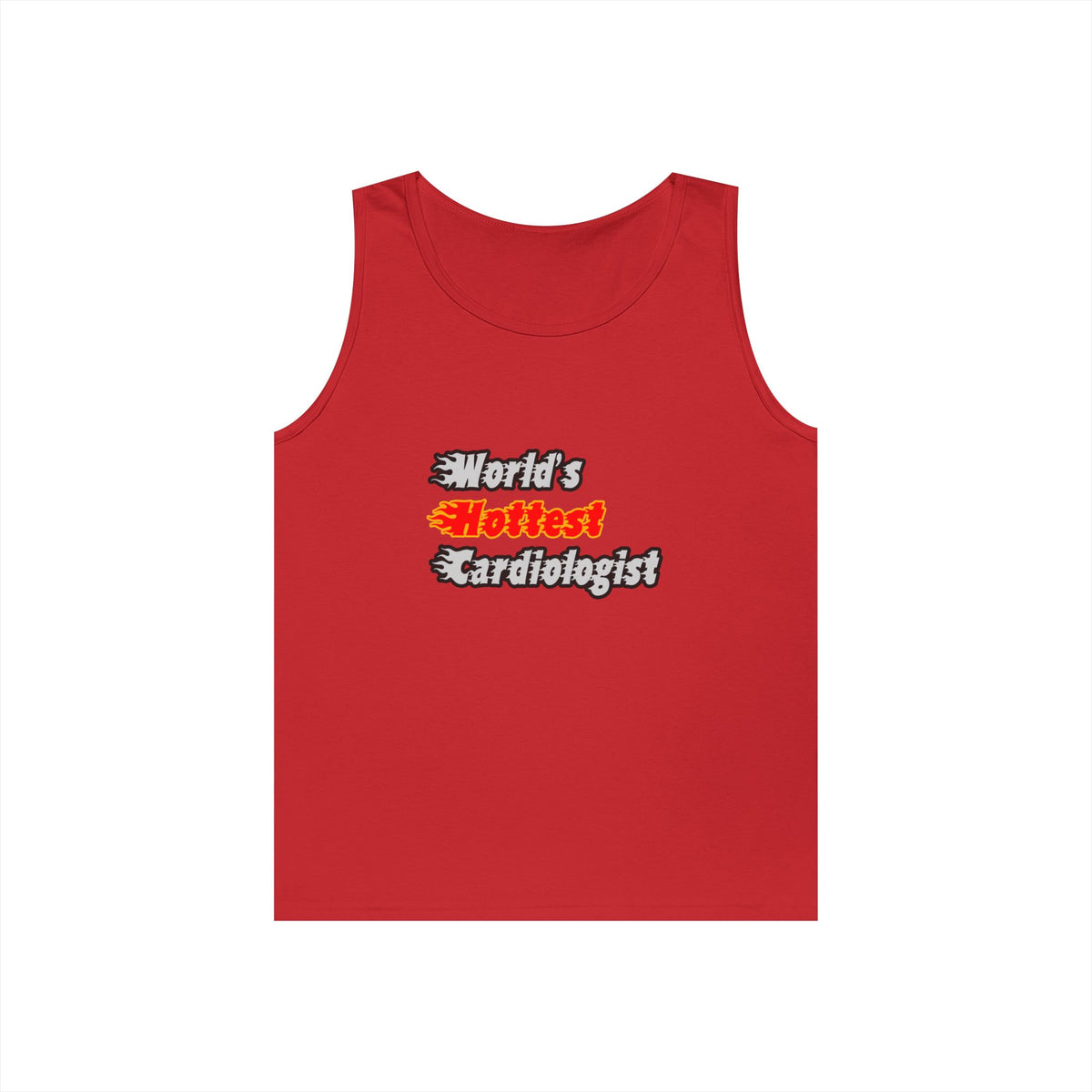 World's Hottest Cardiologist - Unisex Heavy Cotton Tank Top