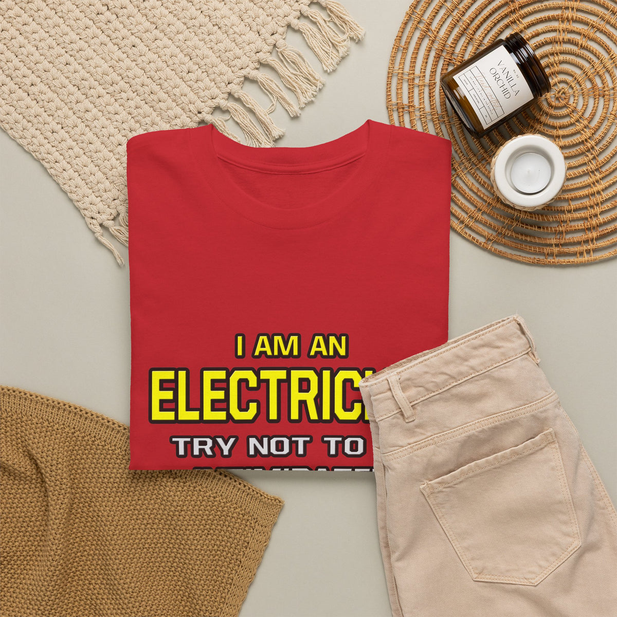Electrician...Superior Intelligence - Unisex Heavy Cotton Tee