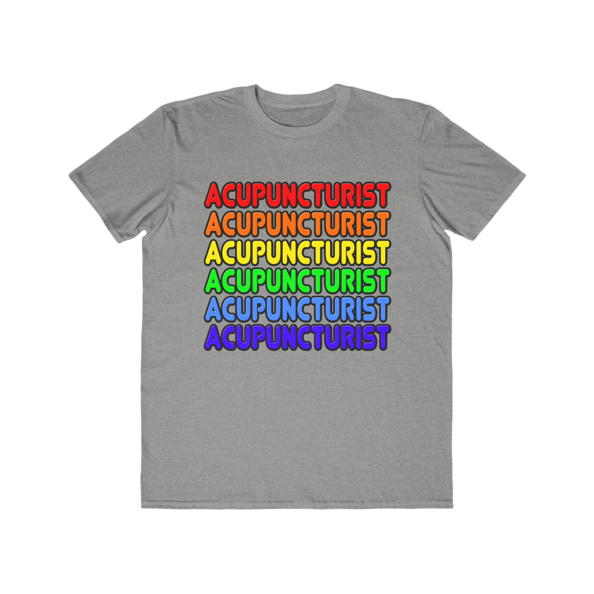 Rainbow Acupuncturist - Men's Lightweight Fashion Tee