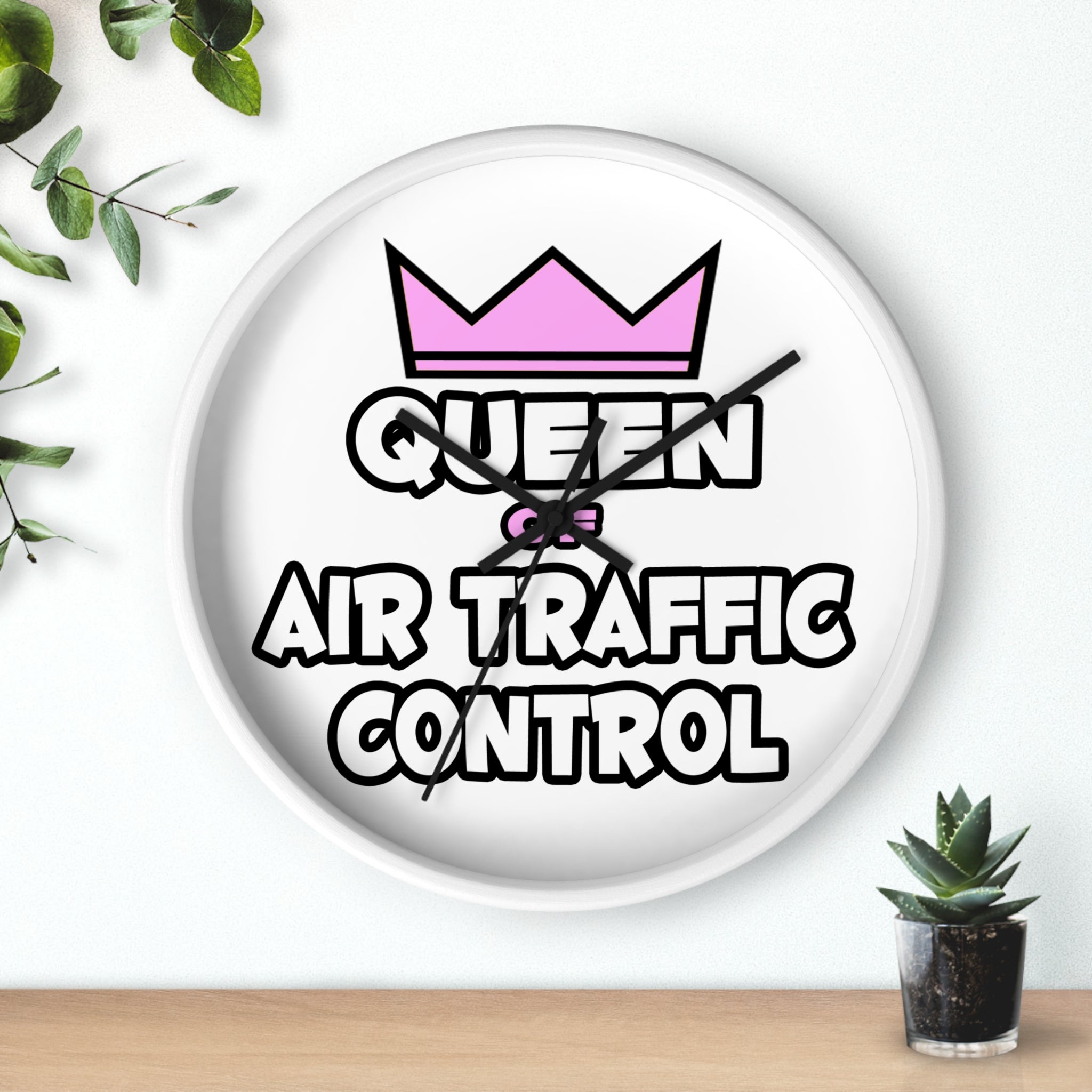 Queen of Air Traffic Control - Wall Clock