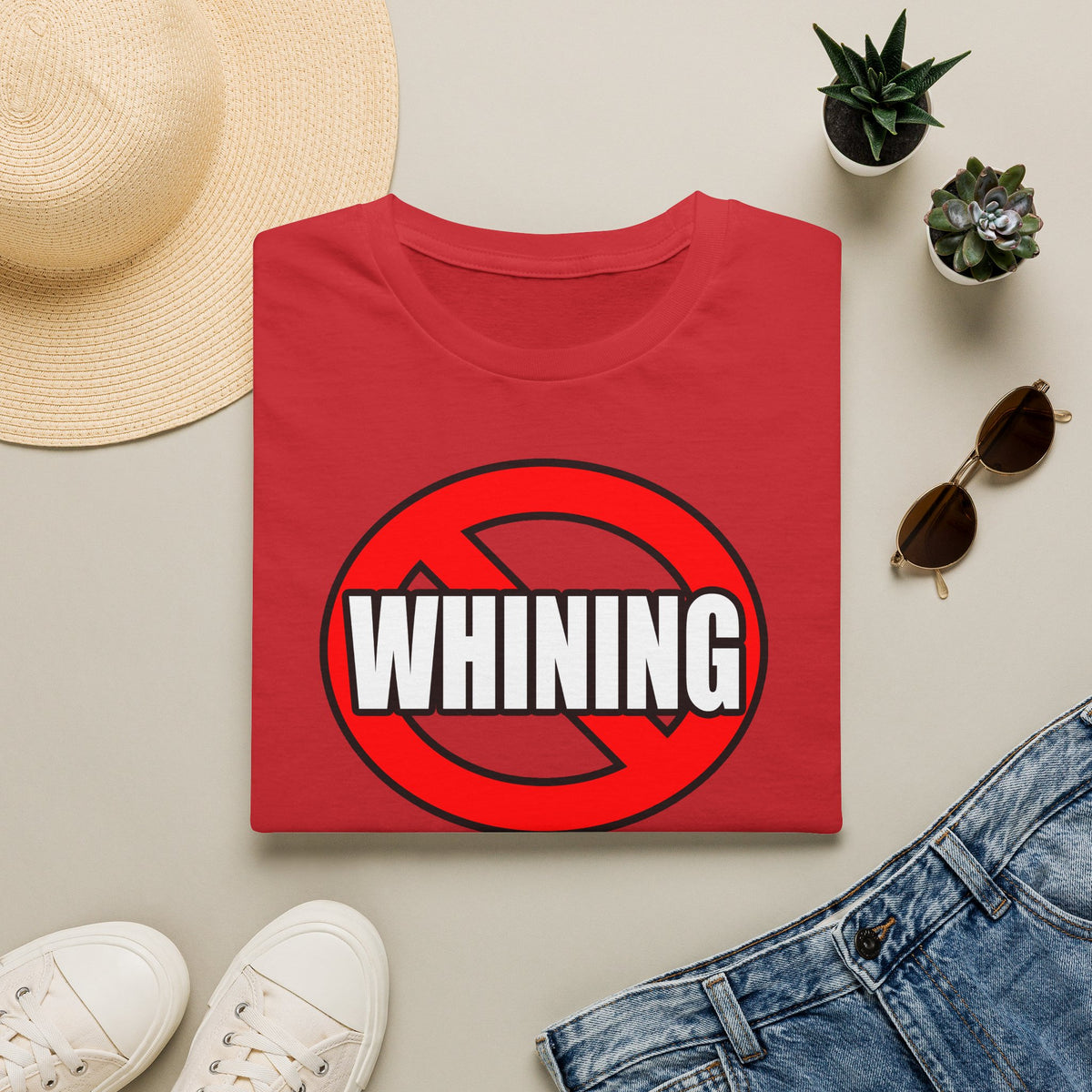 No Whining In Flight Nursing - Unisex Softstyle T-Shirt