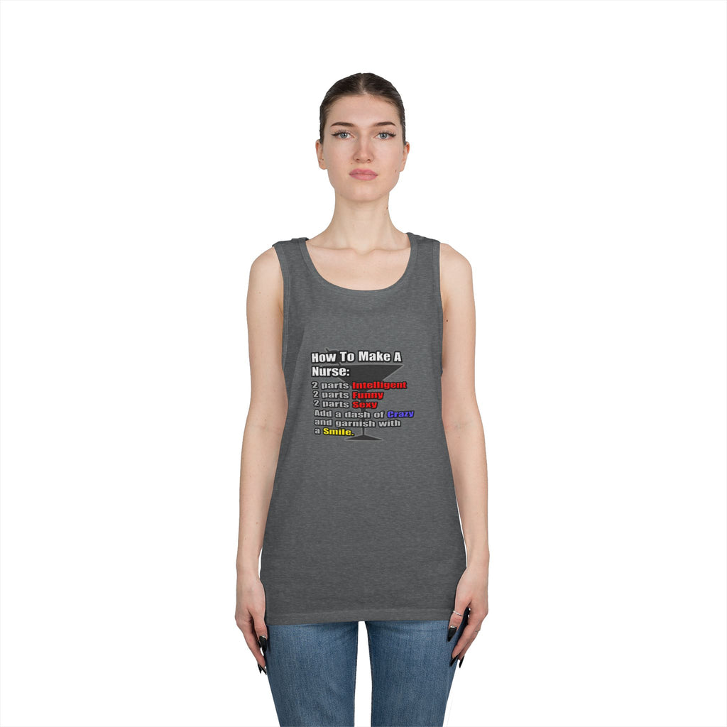 How To Make a Nurse - Unisex Heavy Cotton Tank Top