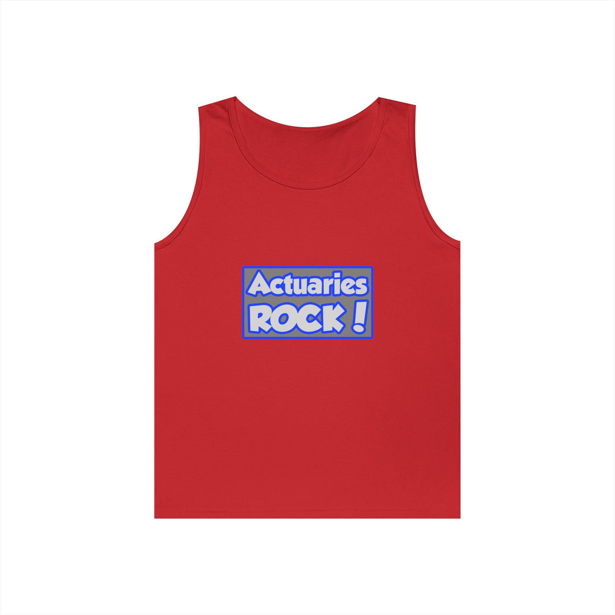 Actuaries Rock! - Unisex Heavy Cotton Tank Top