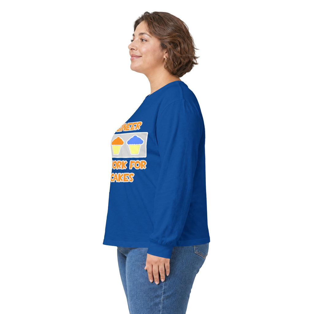 Engineer ... Will Work For Cupcakes - Unisex Ultra Cotton Long Sleeve Tee