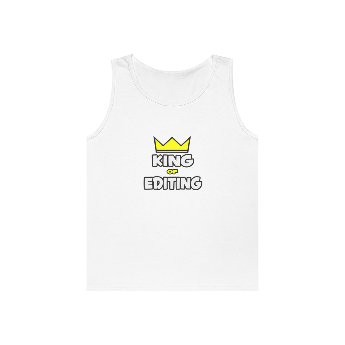 King of Editing - Unisex Heavy Cotton Tank Top