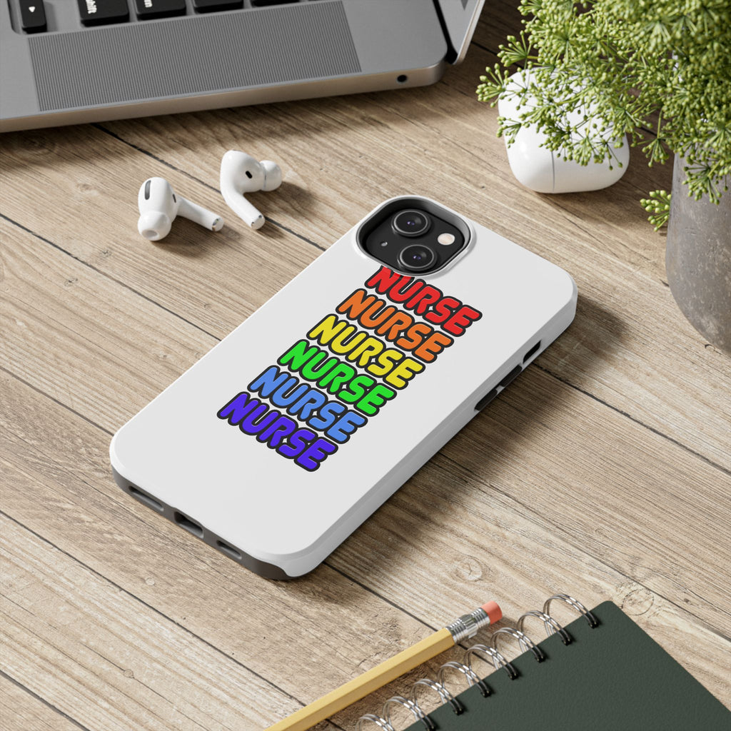 Rainbow Nurse - Tough Phone Cases