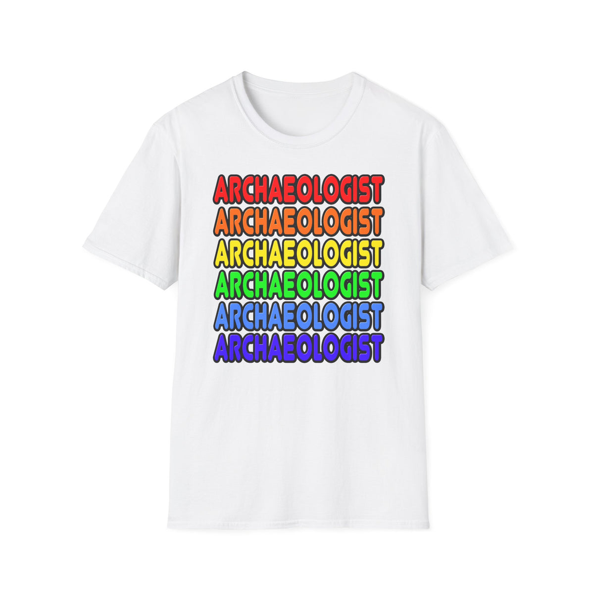 Rainbow Archaeologist - Unisex Softstyle T-Shirt