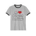 My Heart Belongs To A Dermatologist - Unisex Cotton Ringer T-Shirt