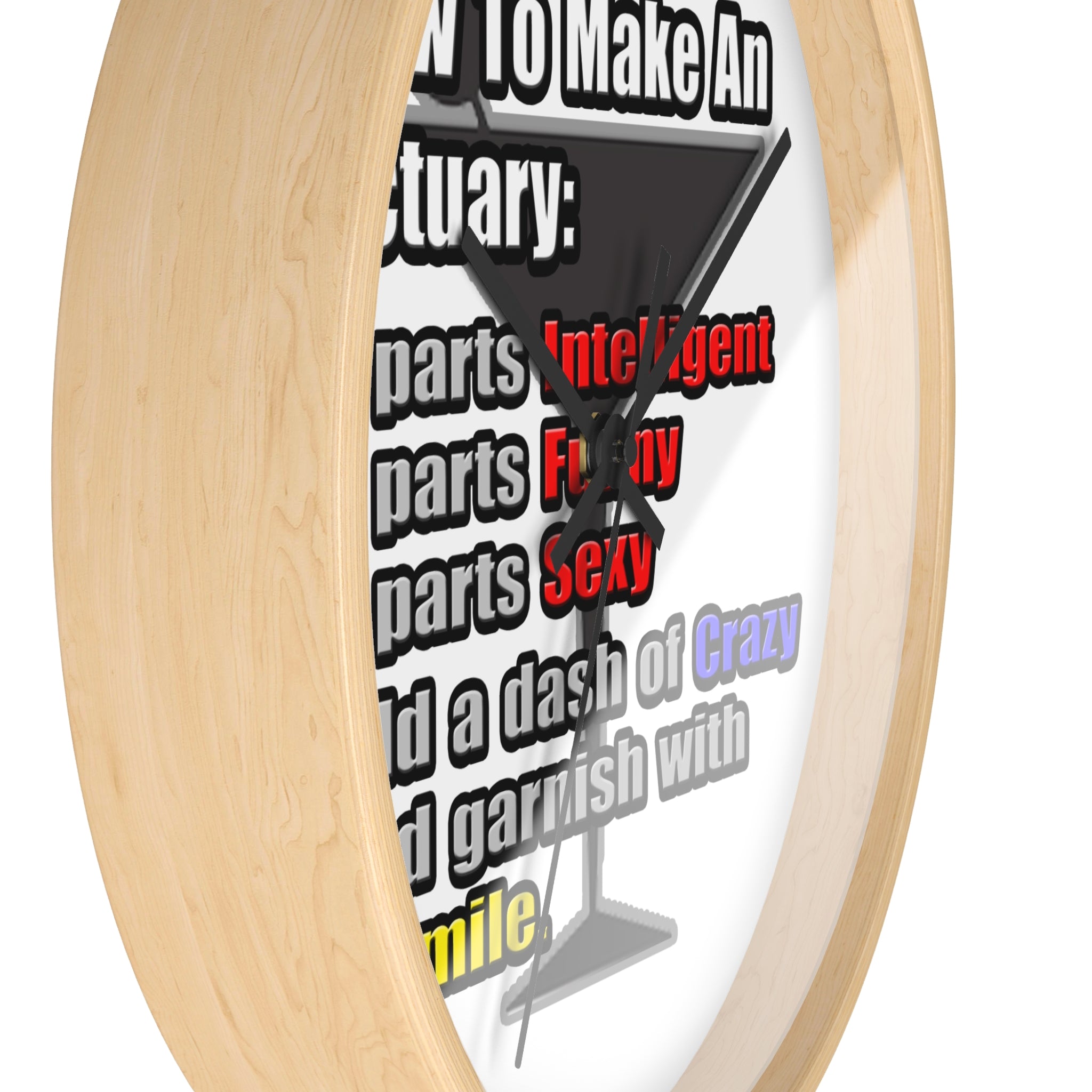 How To Make an Actuary - Wall Clock