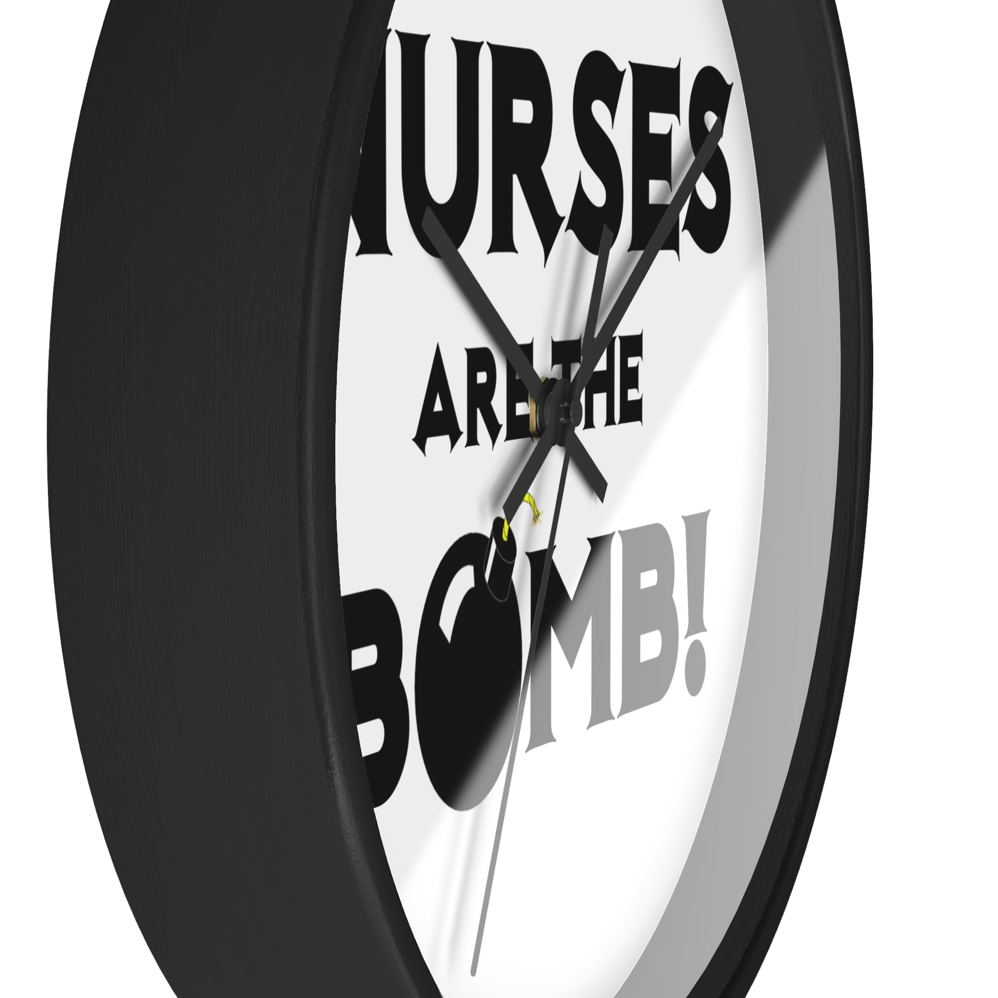 Nurses Are The Bomb! (2) - Wall Clock