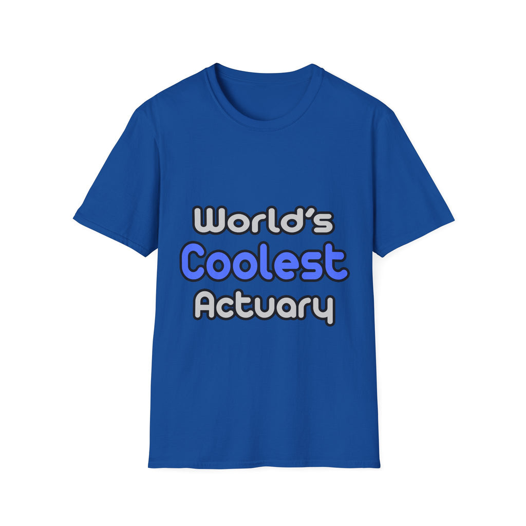 World's Coolest Actuary - Unisex Softstyle T-Shirt