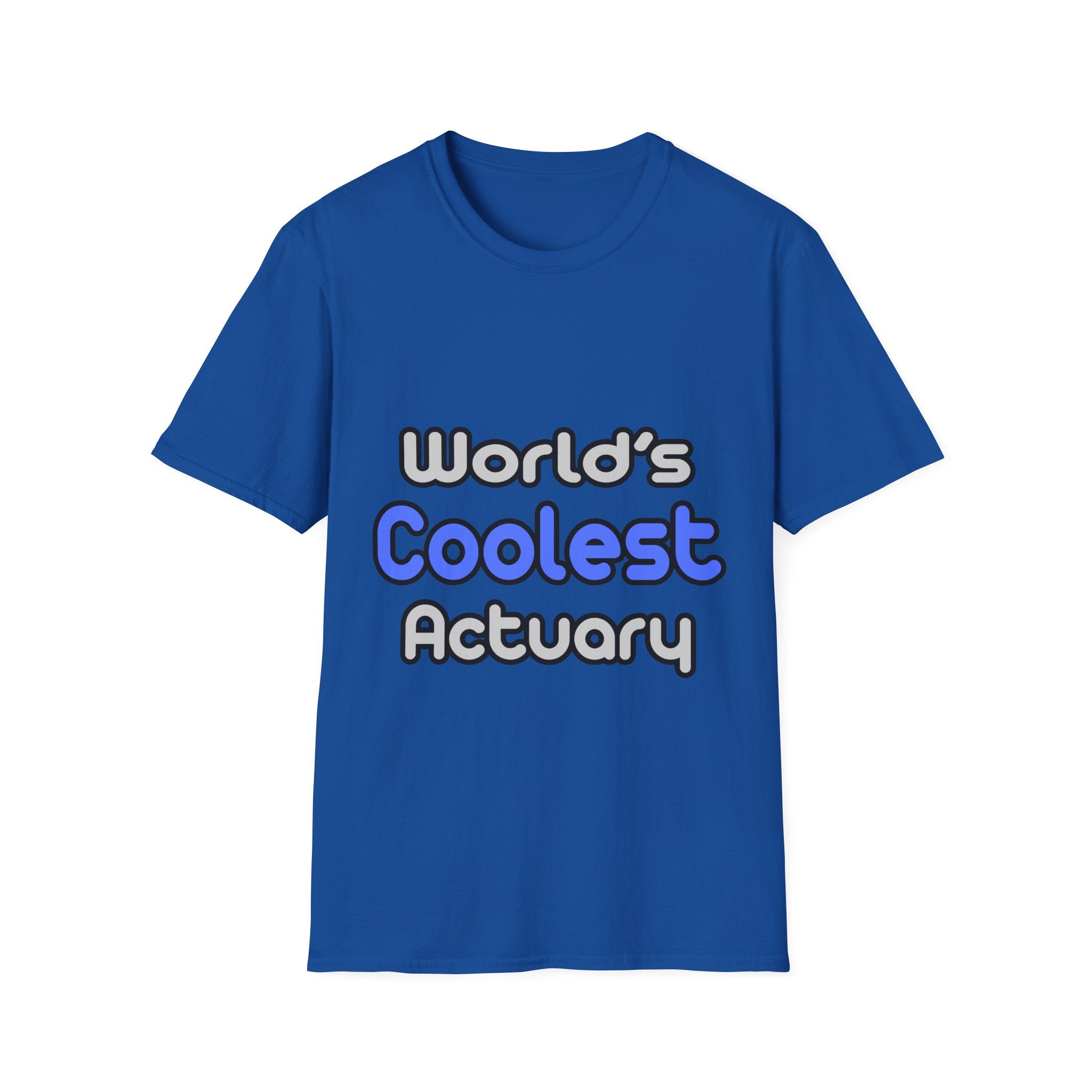 World's Coolest Actuary - Unisex Softstyle T-Shirt