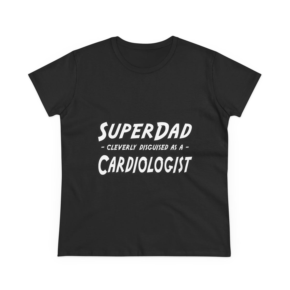 SuperDad...Cardiologist - Women's Midweight Cotton Tee