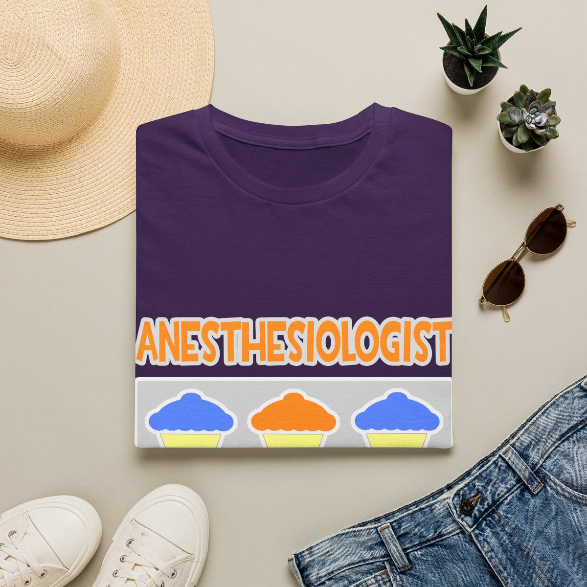 Anesthesiologist ... Will Work For Cupcakes - Unisex Softstyle T-Shirt