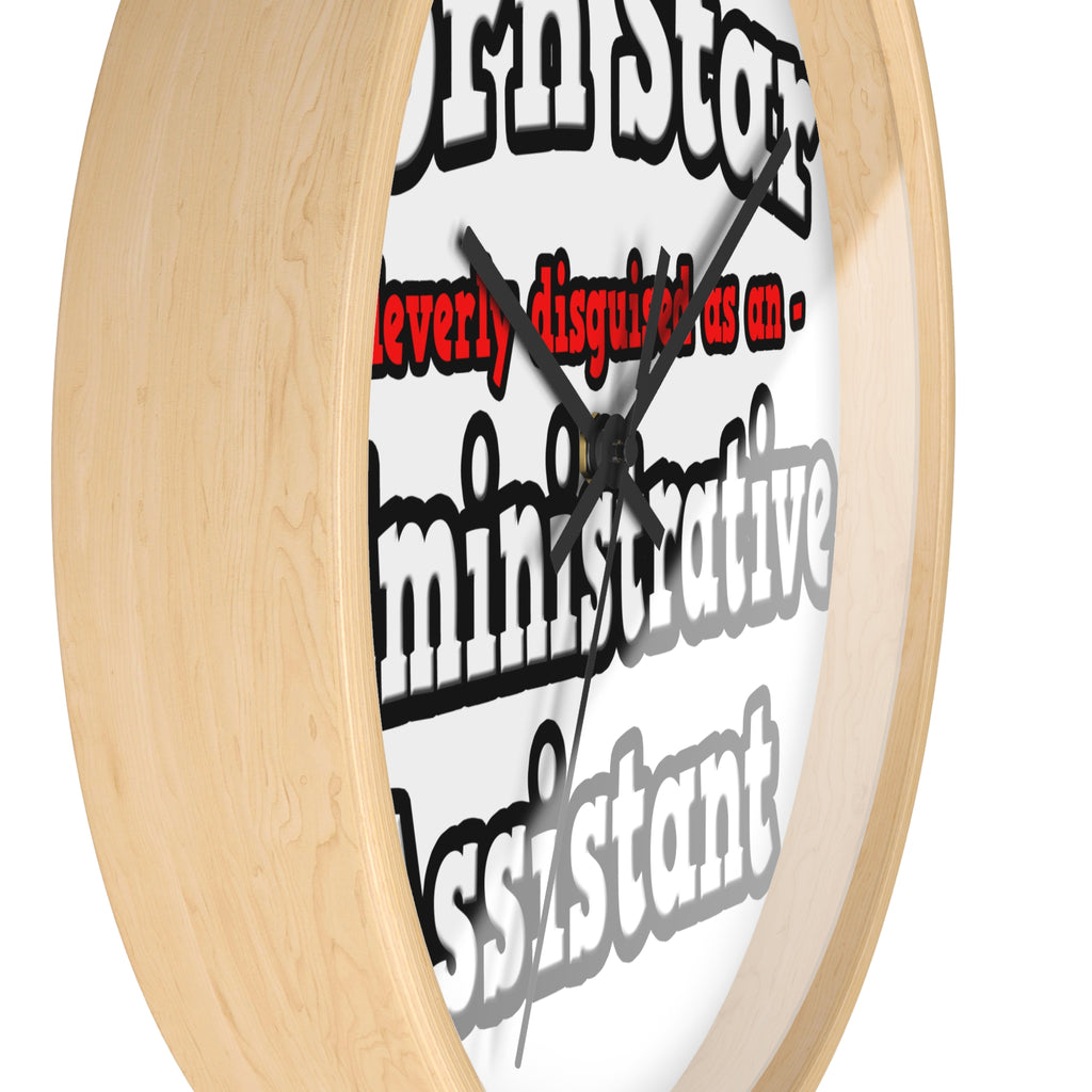 Porn Star...Administrative Assistant - Wall Clock