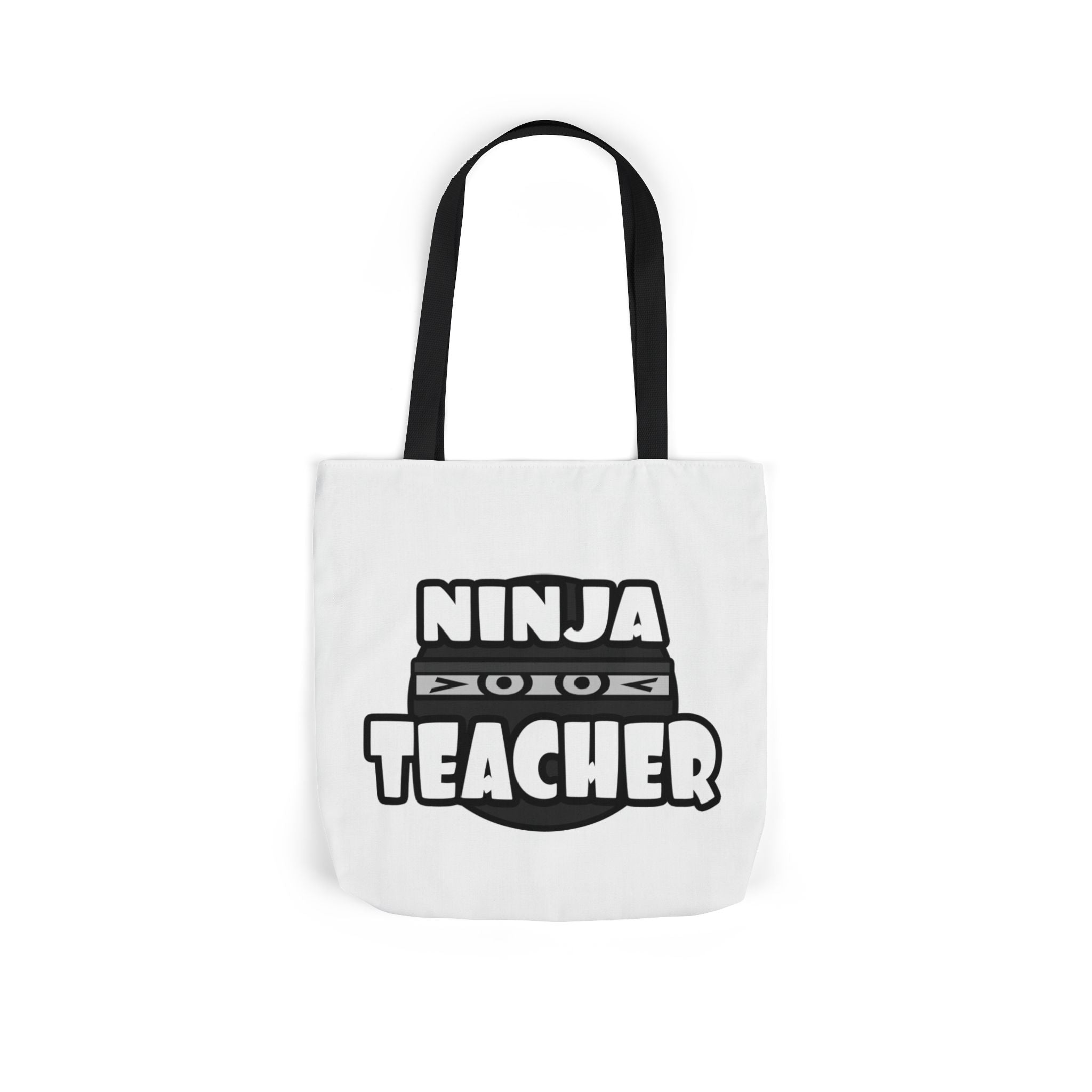Ninja Teacher - Canvas Tote Bag, 5-Color Straps