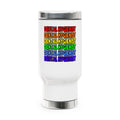 Rainbow Dental Hygienist - Stainless Steel Travel Mug with Handle, 14oz