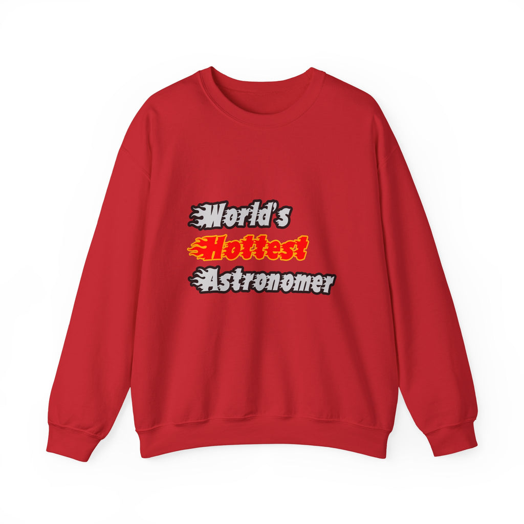 World's Hottest Astronomer - Unisex Heavy Blend™ Crewneck Sweatshirt