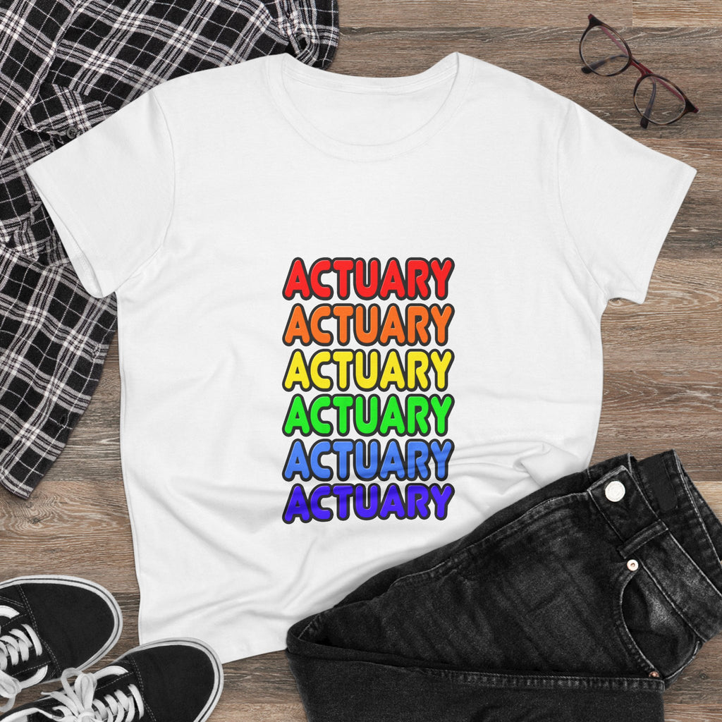 Rainbow Actuary - Women's Midweight Cotton Tee