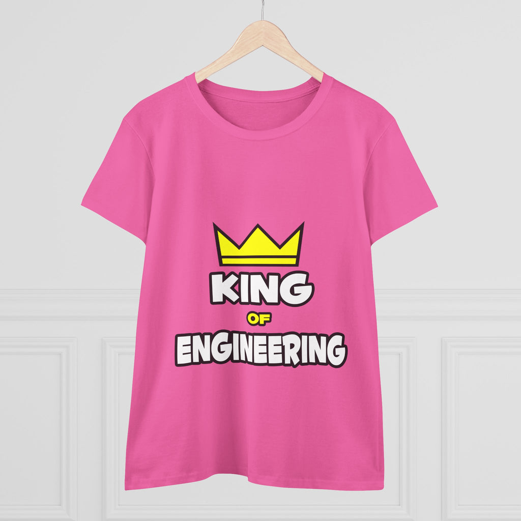 King of Engineering - Women's Midweight Cotton Tee