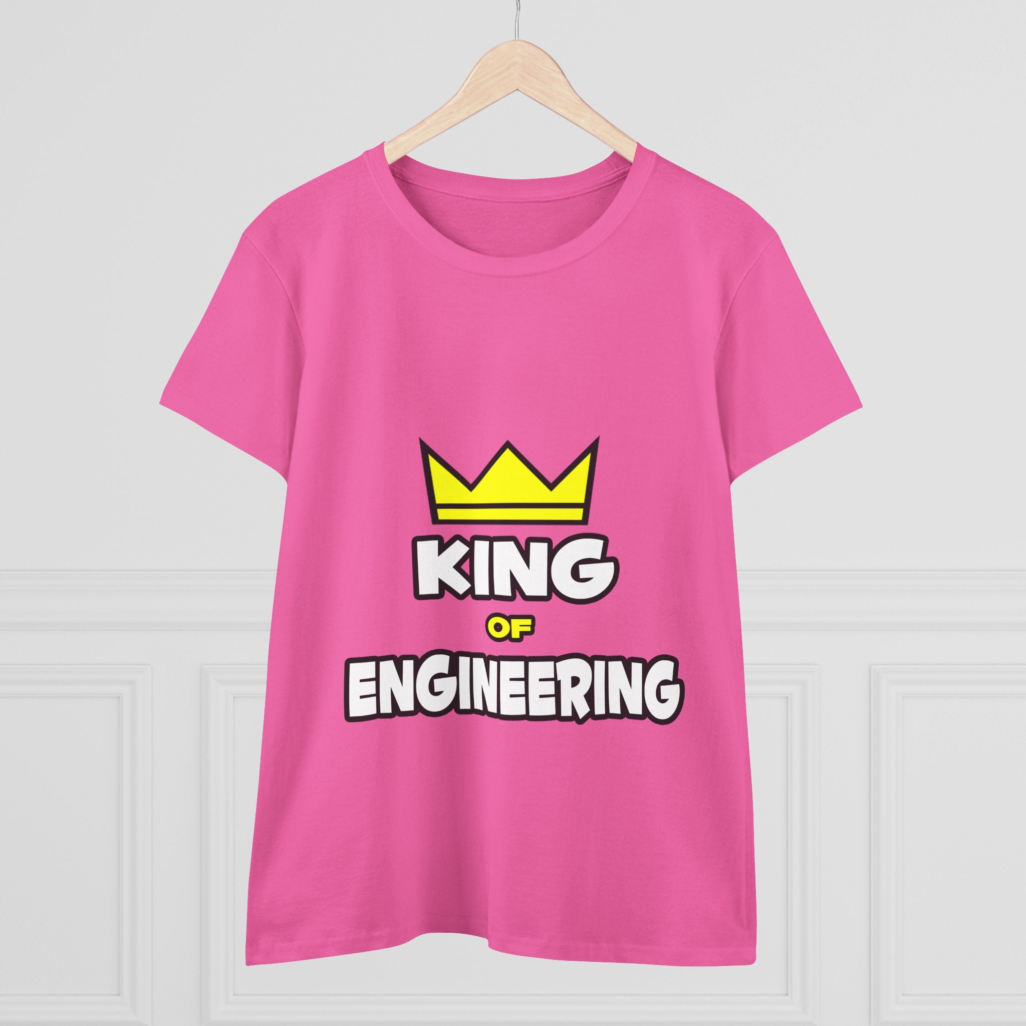 King of Engineering - Women's Midweight Cotton Tee