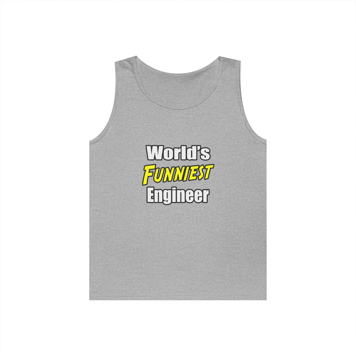 World's Funniest Engineer - Unisex Heavy Cotton Tank Top