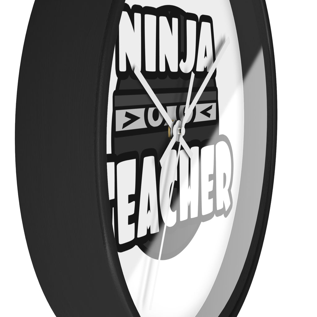 Ninja Teacher - Wall Clock
