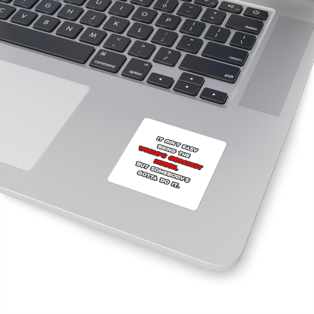 World's Greatest Nurse Joke - Square Stickers