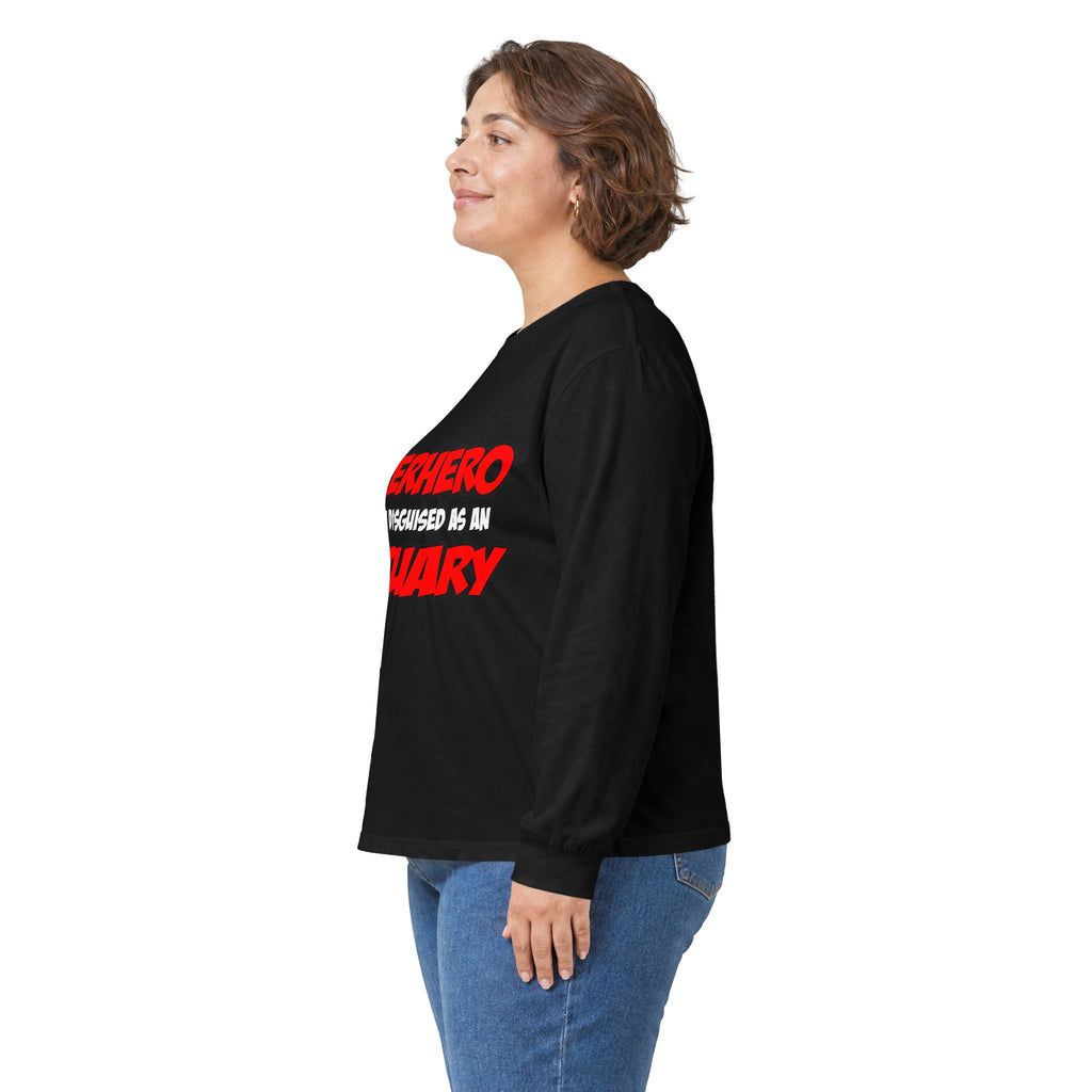 Superhero...Actuary - Unisex Ultra Cotton Long Sleeve Tee
