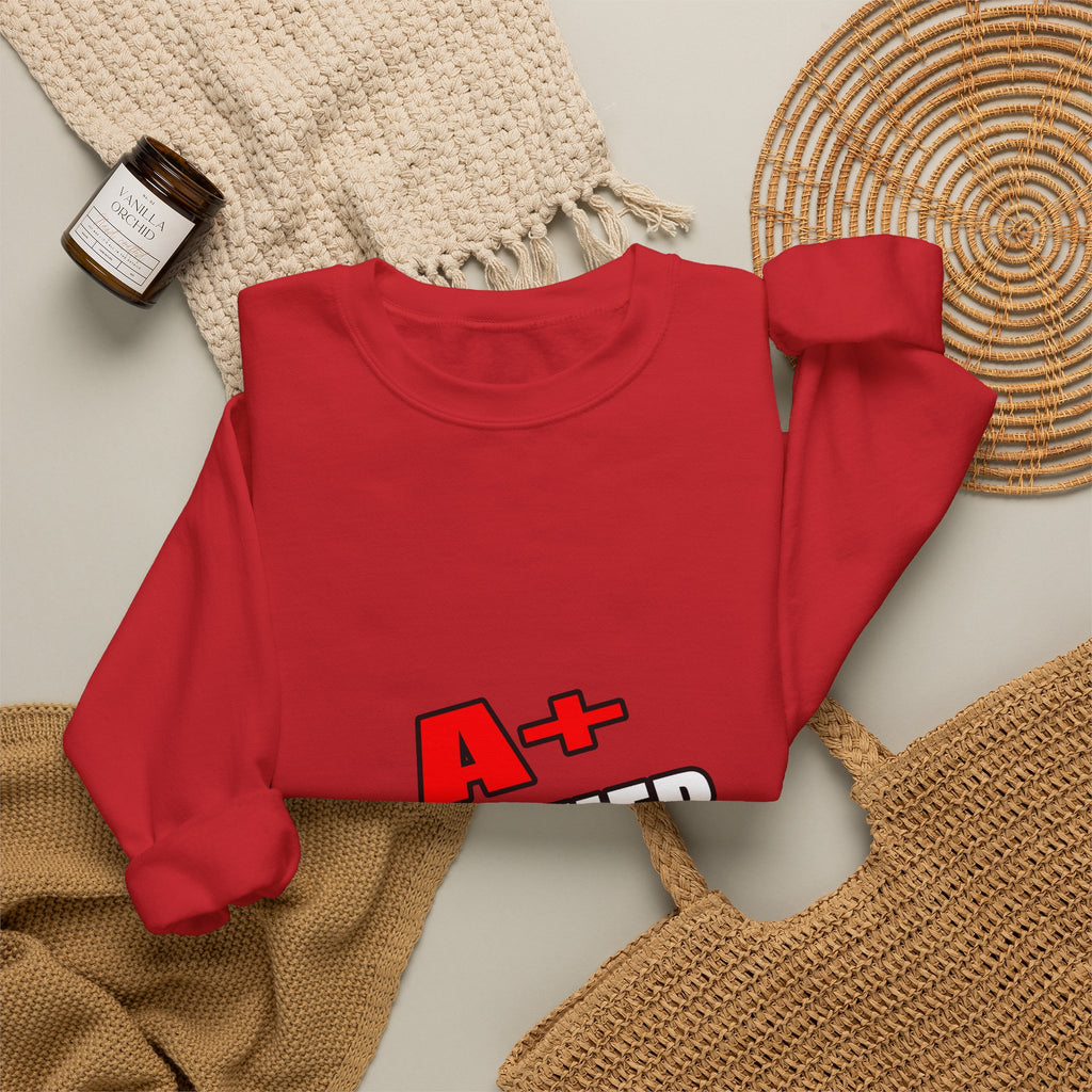 a plus teacher - Unisex Heavy Blend™ Crewneck Sweatshirt