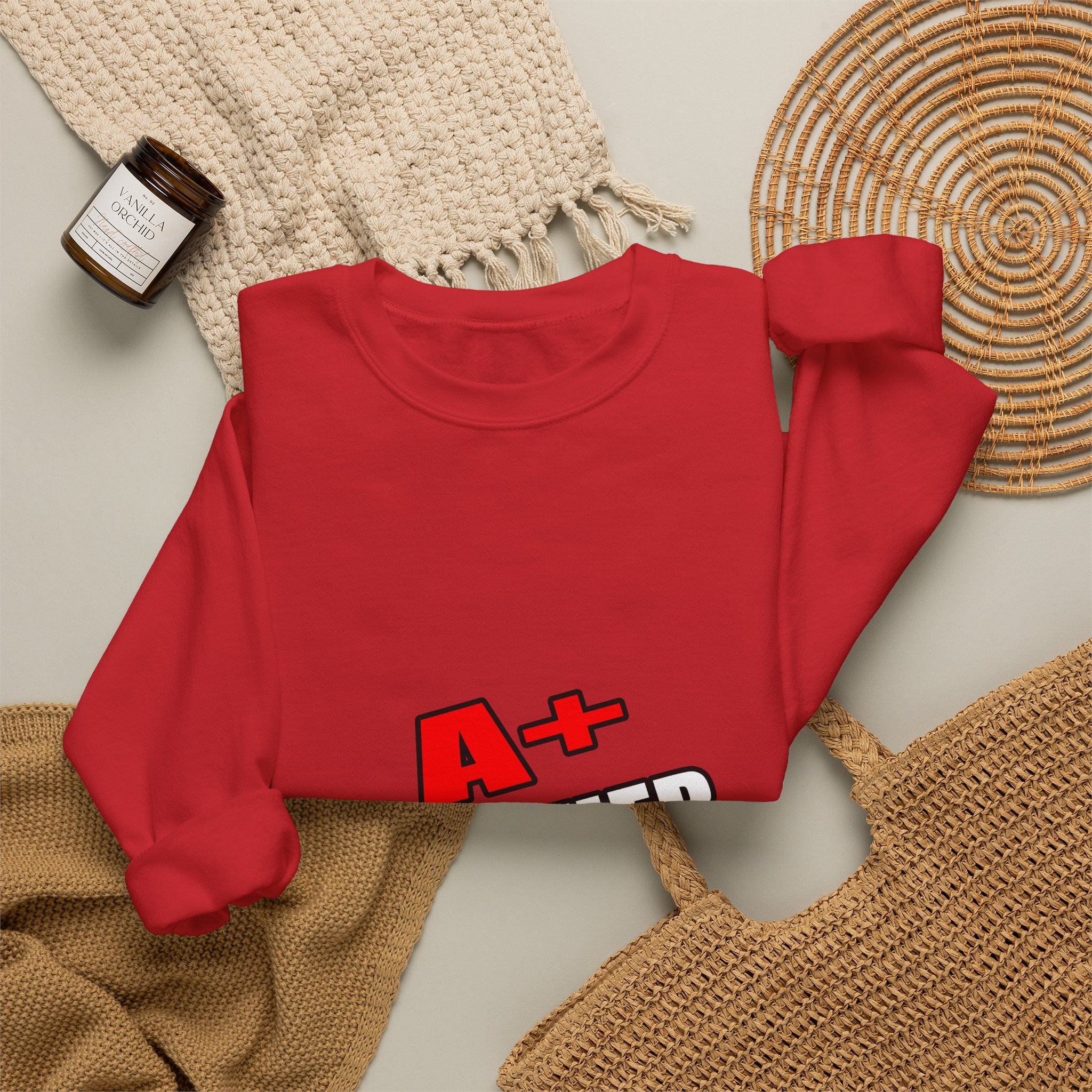a plus teacher - Unisex Heavy Blend™ Crewneck Sweatshirt