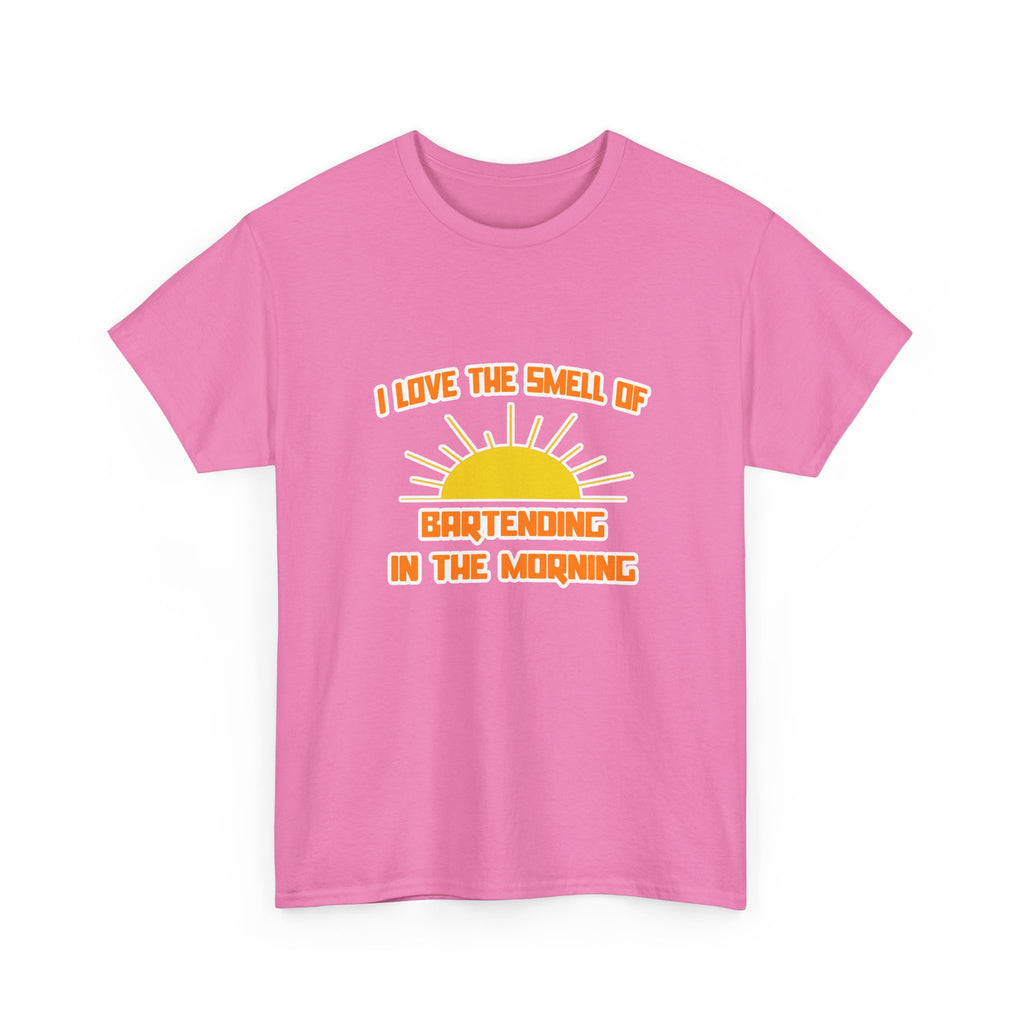 Smell of Bartending in the Morning - Unisex Heavy Cotton Tee
