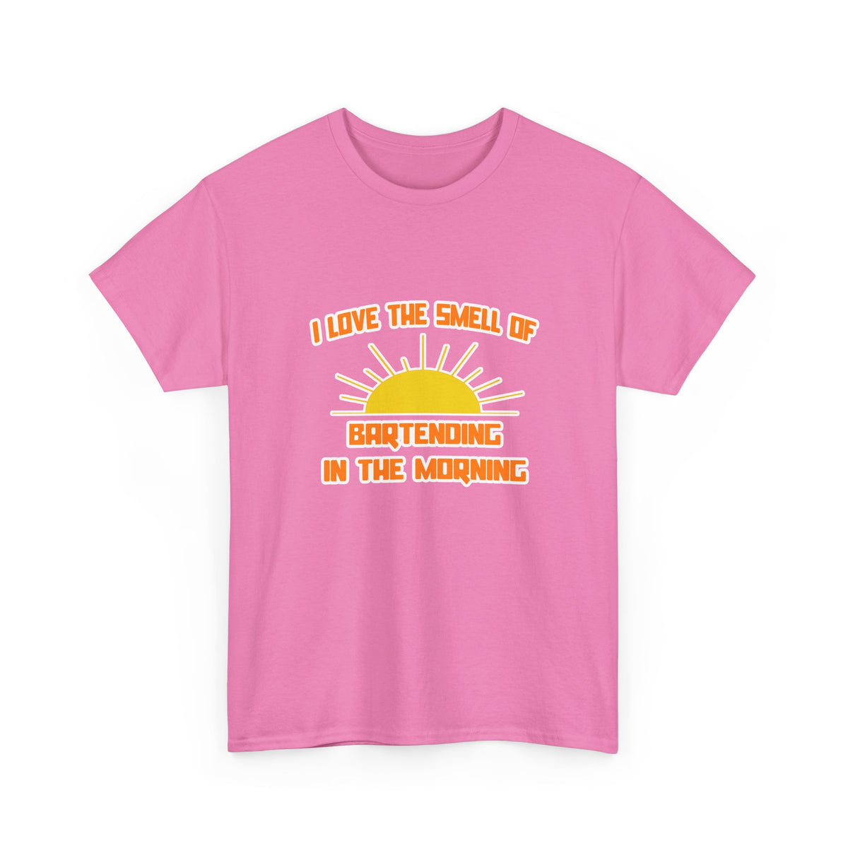 Smell of Bartending in the Morning - Unisex Heavy Cotton Tee
