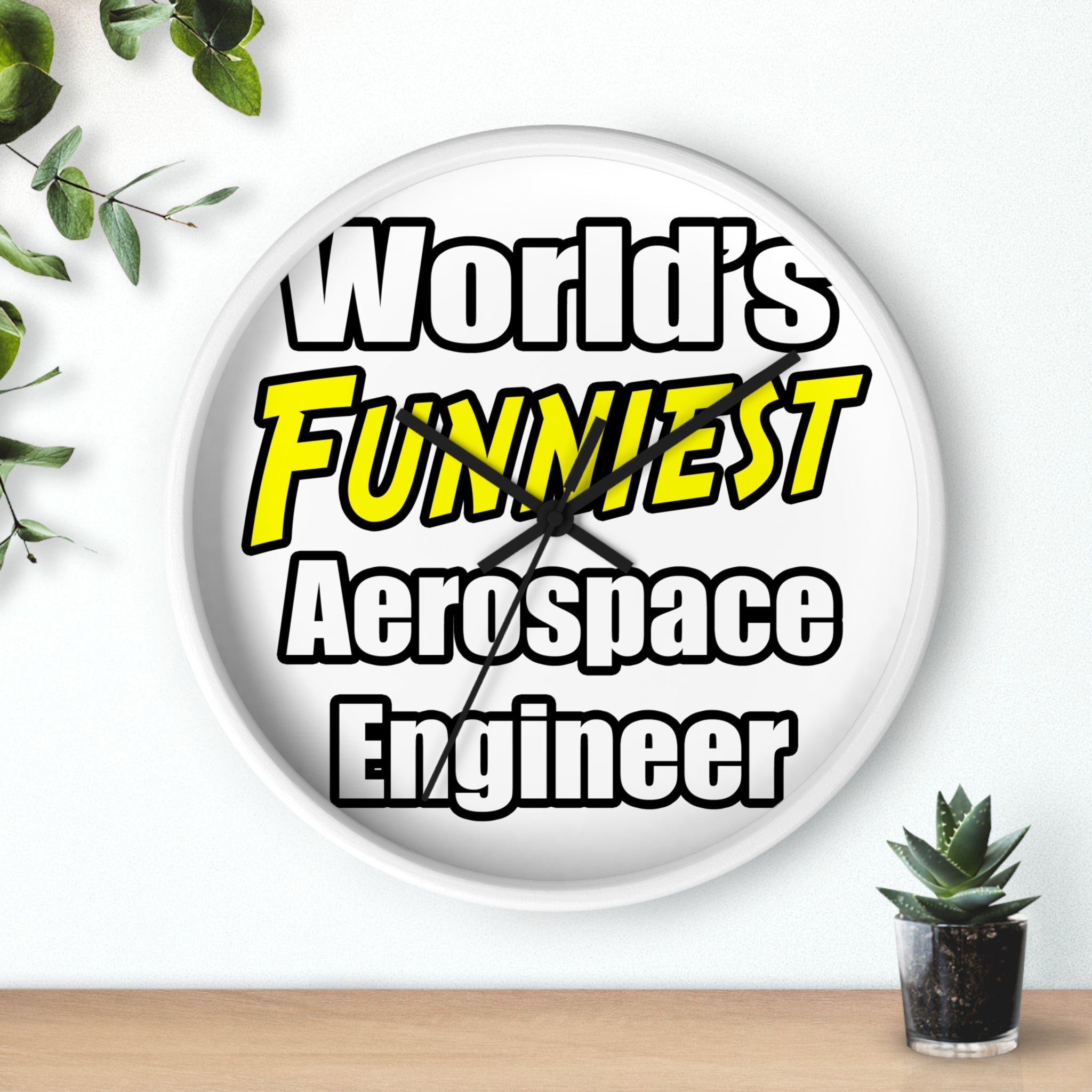 World's Funniest Aerospace Engineer - Wall Clock