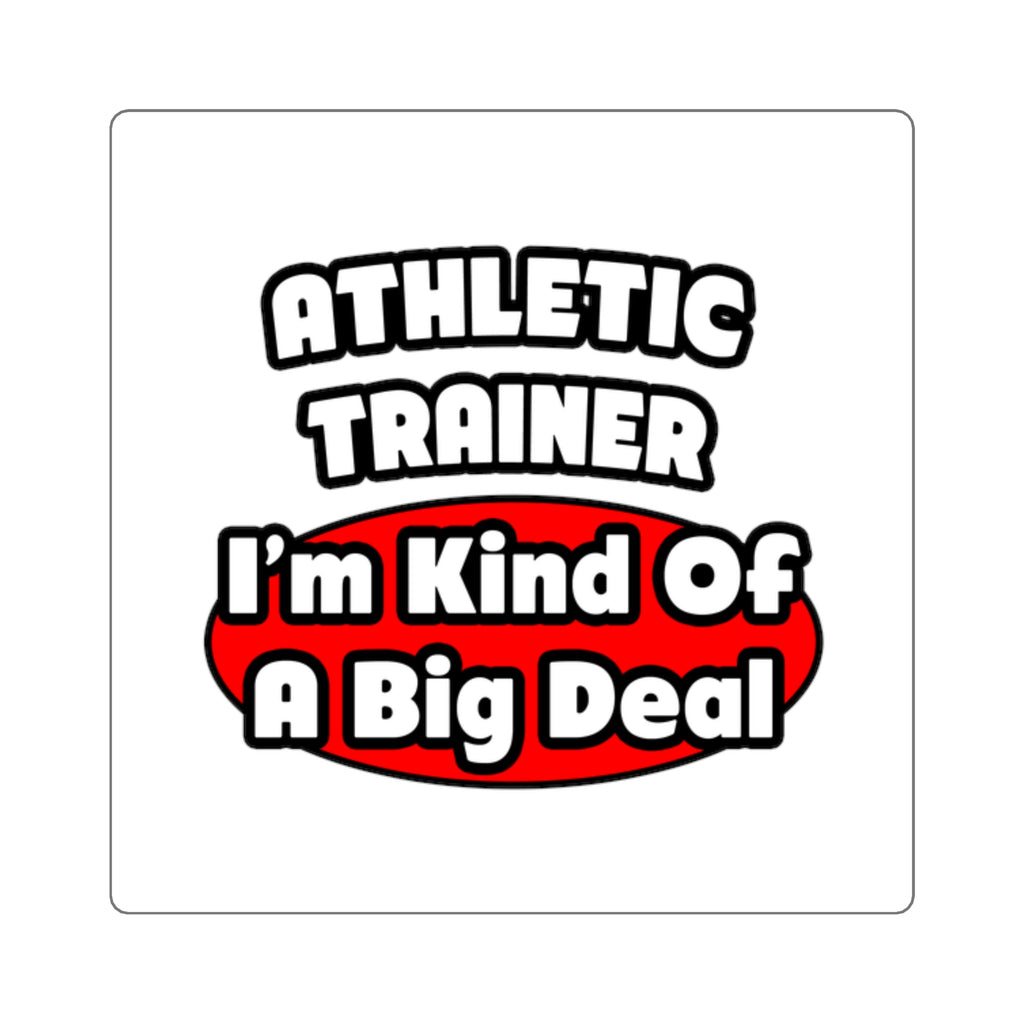 Athletic Trainer ... Big Deal - Square Stickers
