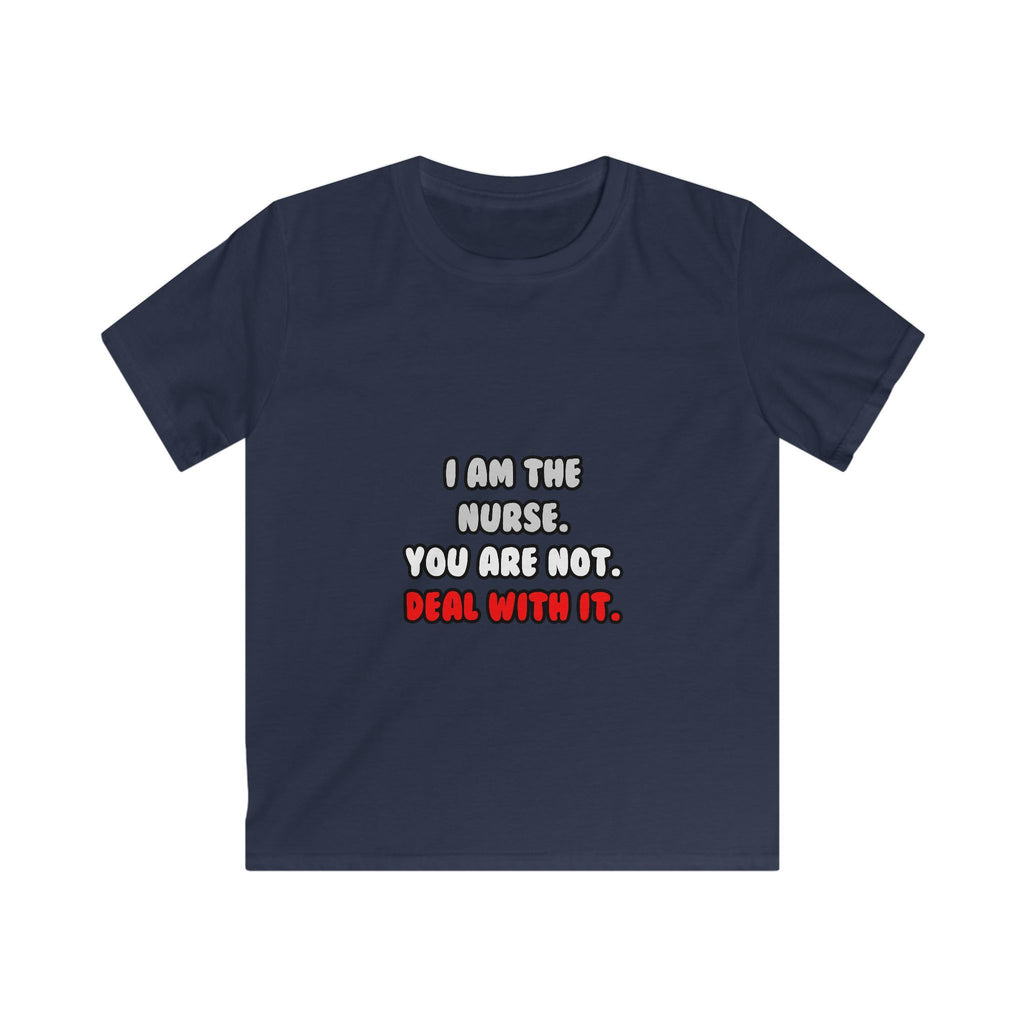 Deal With It ... Funny Nurse - Kids Softstyle Tee