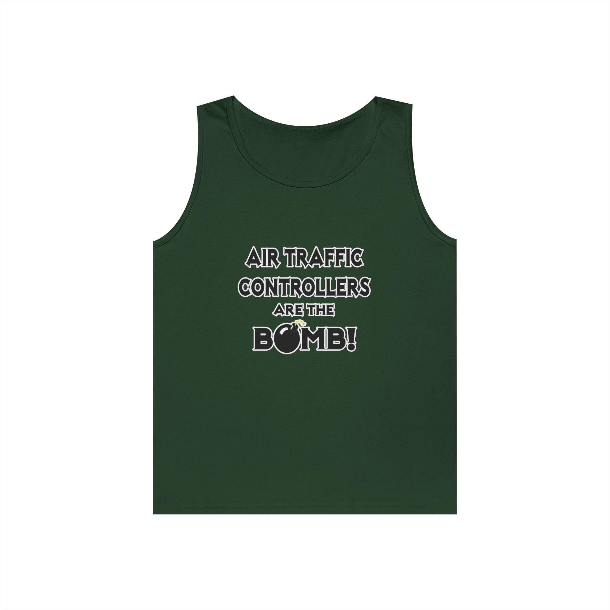 Air Traffic Controllers Are The Bomb! - Unisex Heavy Cotton Tank Top