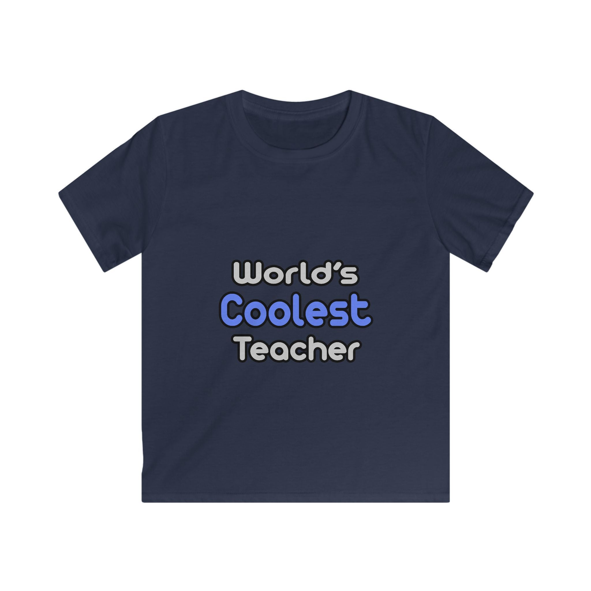 World's Coolest Teacher - Kids Softstyle Tee