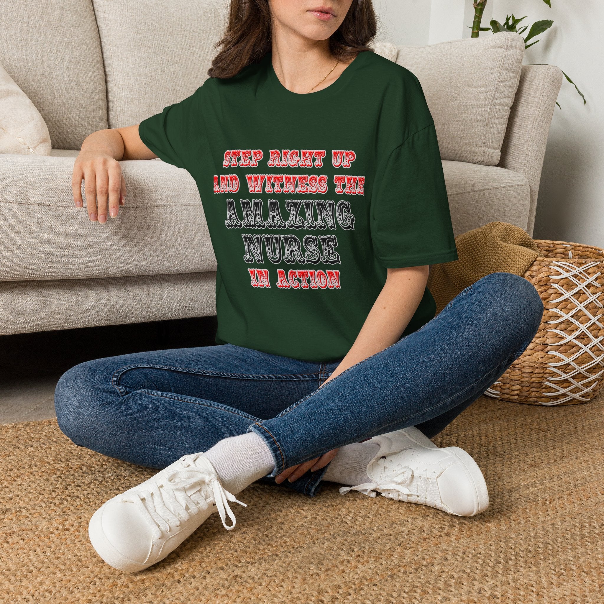Amazing Nurse In Action - Unisex Softstyle T-Shirt
