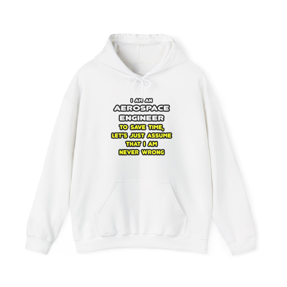 Funny Aerospace Engineer T Shirts and Gifts - Unisex Heavy Blend™ Hooded Sweatshirt